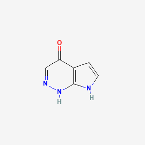 molecular formula C6H5N3O B1400870 7H-pyrrolo[2,3-c]pyridazin-4-ol CAS No. 1269822-97-0