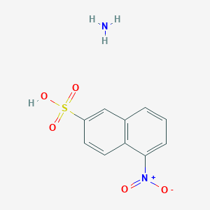 molecular formula C10H10N2O5S B14008740 5-Nitronaphthalene-2-sulfonic acid CAS No. 6272-01-1