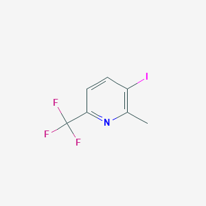 molecular formula C7H5F3IN B1400891 3-Iodo-2-methyl-6-(trifluoromethyl)pyridine CAS No. 944317-26-4