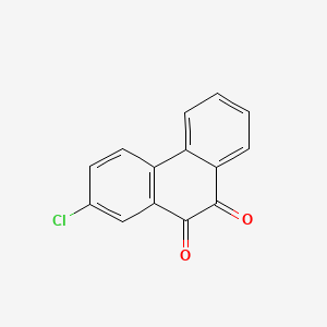 molecular formula C14H7ClO2 B14008925 9,10-Phenanthrenedione, 2-chloro- CAS No. 56961-98-9