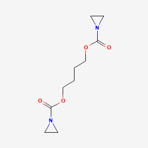 molecular formula C10H16N2O4 B14008986 Butane-1,4-diyl diaziridine-1-carboxylate CAS No. 3452-74-2