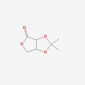 molecular formula C7H10O4 B014009 2,3-O-Isopropylidene-D-erythronolactone CAS No. 25581-41-3