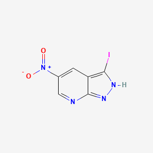 3-Iodo-5-nitro-1H-pyrazolo[3,4-b]pyridine