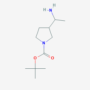 Tert-butyl 3-(1-aminoethyl)pyrrolidine-1-carboxylate
