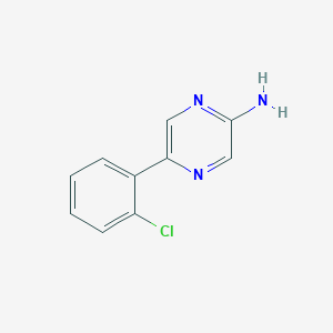 5-(2-Chlorophenyl)pyrazin-2-amine