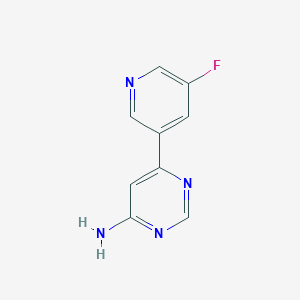 6-(5-Fluoropyridin-3-yl)pyrimidin-4-amine