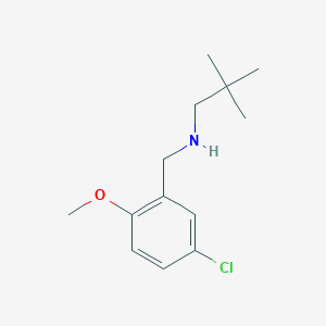 [(5-Chloro-2-methoxyphenyl)methyl](2,2-dimethylpropyl)amine