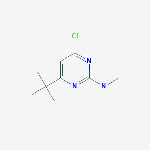 4-(tert-butyl)-6-chloro-N,N-dimethylpyrimidin-2-amine