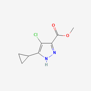 methyl 4-chloro-5-cyclopropyl-1H-pyrazole-3-carboxylate
