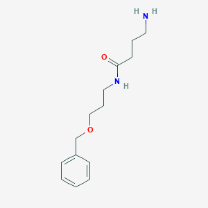 4-Amino-N-(3-benzyloxypropyl)-butyramide