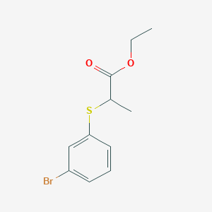 Ethyl 2-(3-bromophenyl)sulfanylpropanoate