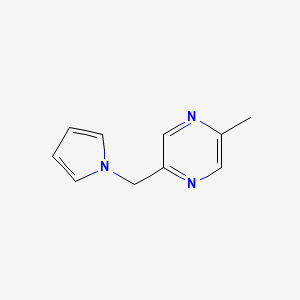 2-Methyl-5-(1H-pyrrol-1-ylmethyl)pyrazine