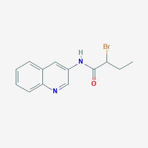 2-Bromo-N-quinolin-3-ylbutanamide