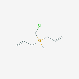 molecular formula C8H15ClSi B14009488 Diallyl(chloromethyl)methylsilane 