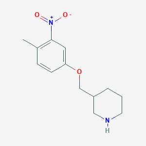 3-[(4-Methyl-3-nitrophenoxy)methyl]piperidine