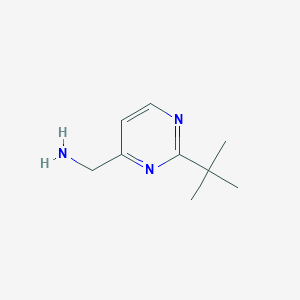(2-Tert-butylpyrimidin-4-YL)methanamine