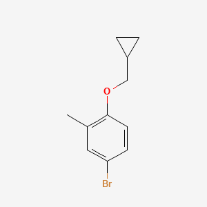 4-Bromo-1-(cyclopropylmethoxy)-2-methylbenzene