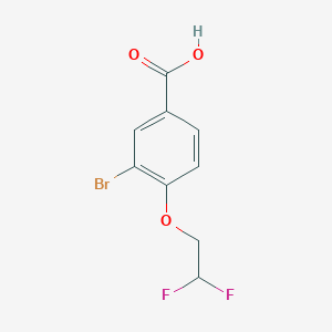 3-Bromo-4-(2,2-difluoroethoxy)benzoic acid