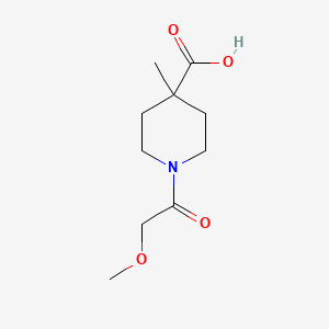 1-(2-Methoxyacetyl)-4-methylpiperidine-4-carboxylic acid