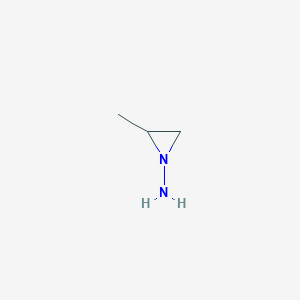molecular formula C3H8N2 B14009821 2-Methylaziridin-1-amine CAS No. 32348-22-4