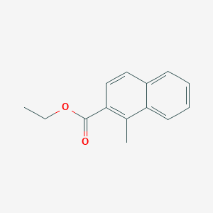 molecular formula C14H14O2 B14009828 Ethyl 1-methylnaphthalene-2-carboxylate 