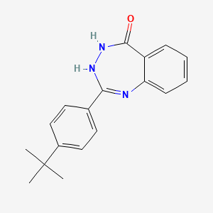 2-(4-tert-butylphenyl)-3,4-dihydro-5H-1,3,4-benzotriazepin-5-one