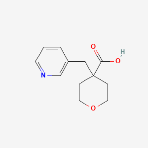 4-(Pyridin-3-ylmethyl)oxane-4-carboxylic acid