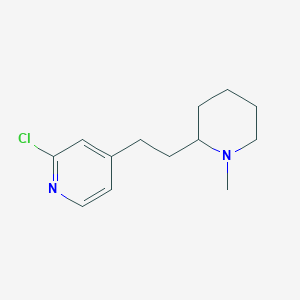 2-Chloro-4-(2-(1-methylpiperidin-2-yl)ethyl)pyridine