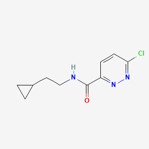 6-chloro-N-(2-cyclopropylethyl)pyridazine-3-carboxamide