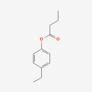 molecular formula C12H16O2 B14009936 4-Ethylphenyl butyrate CAS No. 94087-47-5
