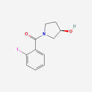 (3R)-1-(2-iodobenzoyl)pyrrolidin-3-ol