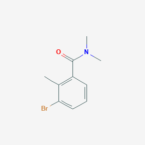 molecular formula C10H12BrNO B1400998 3-bromo-N,N,2-trimethylbenzamide CAS No. 1369848-53-2