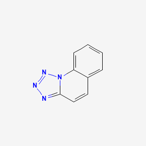 molecular formula C9H6N4 B14009986 Tetrazolo[1,5-a]quinoline CAS No. 235-25-6