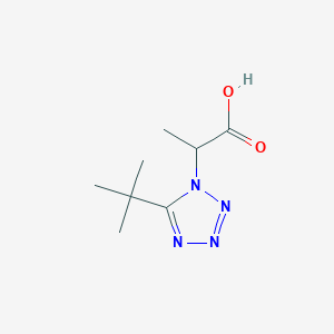 2-(5-tert-butyl-1H-1,2,3,4-tetrazol-1-yl)propanoic acid