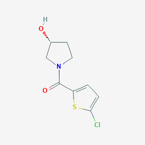 (3R)-1-(5-chlorothiophene-2-carbonyl)pyrrolidin-3-ol