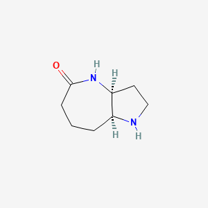 (3AS,8aS)-Octahydro-pyrrolo[3,2-b]azepin-5-one