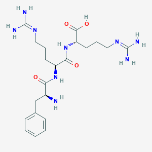 molecular formula C21H35N9O4 B140102 Phenylalanyl-arginyl-arginine CAS No. 150398-22-4
