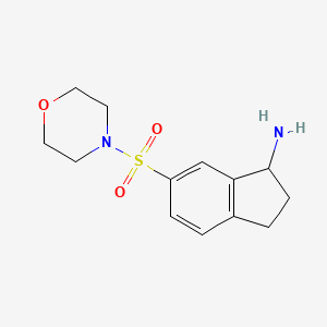 6-(Morpholine-4-sulfonyl)-indan-1-ylamine