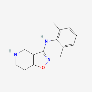 molecular formula C14H17N3O B1401031 (2,6-Dimethyl-phenyl)-(4,5,6,7-tetrahydro-isoxazolo[4,5-c]pyridin-3-yl)-amine CAS No. 1361112-73-3