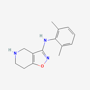 (2,6-Dimethyl-phenyl)-(4,5,6,7-tetrahydro-isoxazolo[4,5-c]pyridin-3-yl)-amine