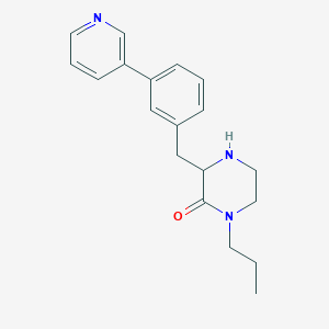 1-Propyl-3-(3-pyridin-3-yl-benzyl)-piperazin-2-one