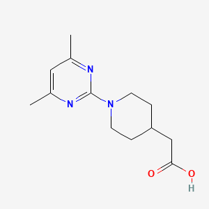 [1-(4,6-Dimethyl-pyrimidin-2-yl)-piperidin-4-yl]-acetic acid