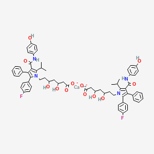 molecular formula C66H68CaF2N4O12 B14010377 4-Hydroxy atorvastatin 