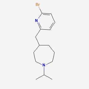 molecular formula C15H23BrN2 B1401040 4-((6-Bromopyridin-2-yl)methyl)-1-isopropylazepane CAS No. 1361113-59-8