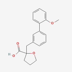 2-[[3-(2-Methoxyphenyl)phenyl]methyl]oxolane-2-carboxylic acid