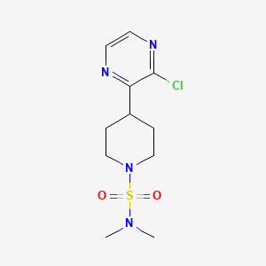 4-(3-chloropyrazin-2-yl)-N,N-dimethylpiperidine-1-sulfonamide