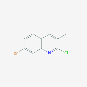 7-Bromo-2-chloro-3-methylquinoline