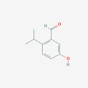 molecular formula C10H12O2 B14010558 5-Hydroxy-2-isopropylbenzaldehyde CAS No. 532966-81-7