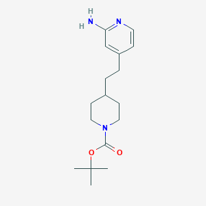 Tert-butyl 4-[2-(2-aminopyridin-4-yl)ethyl]piperidine-1-carboxylate