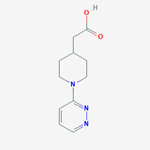 (1-Pyridazin-3-yl-piperidin-4-yl)-acetic acid